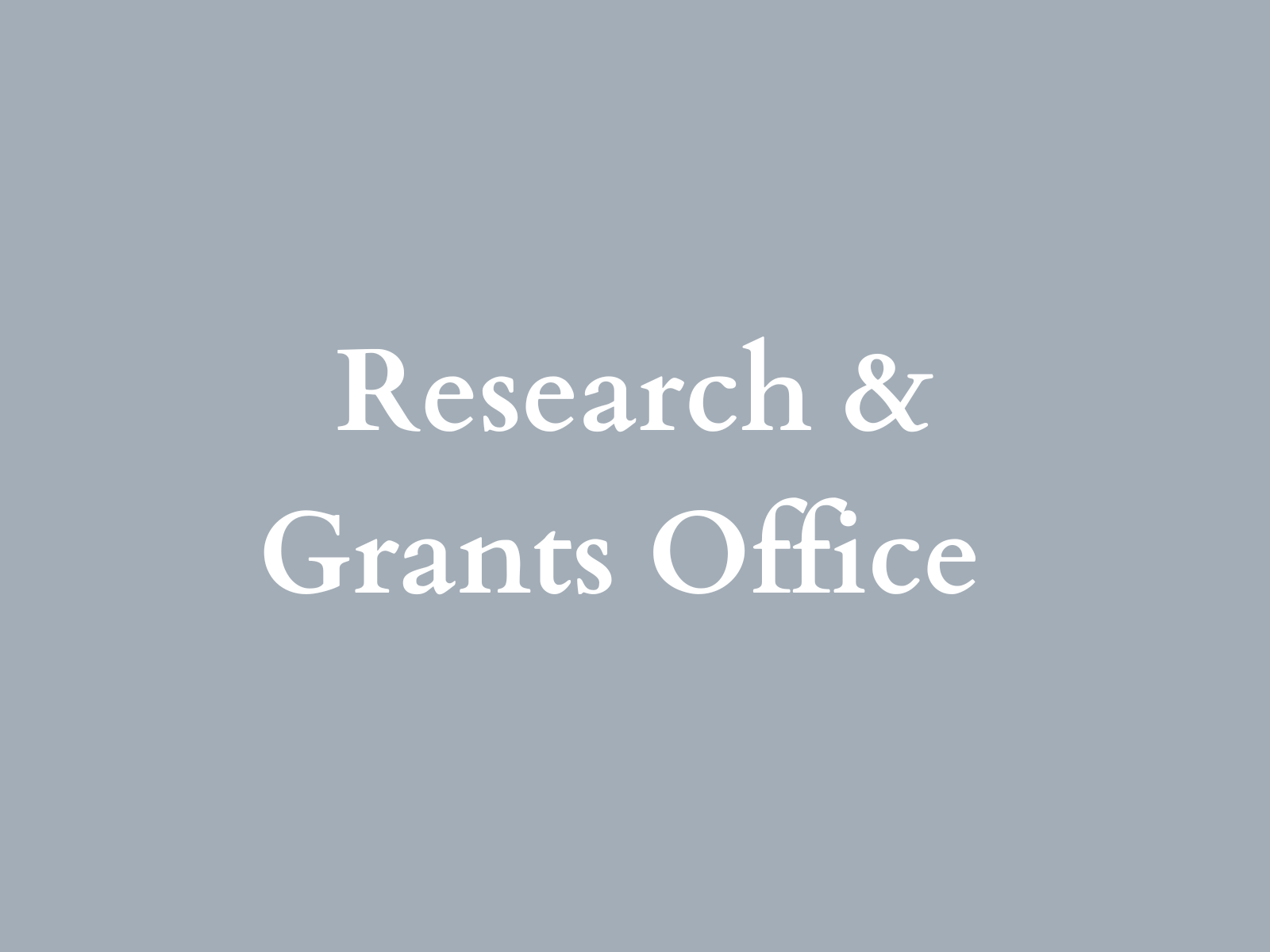 Research Funding